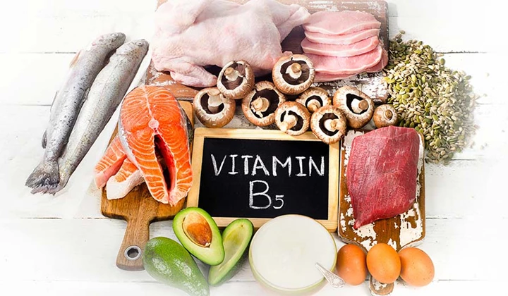 Reich an Vitamin B5 Nahrung mit viel Pantothensäure