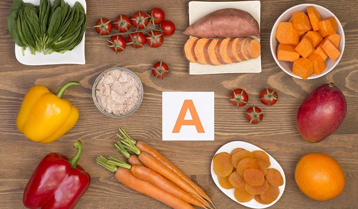 (Pro)Vitamin-A-reiche Lebensmittel Lebensmittel mit Beta-Carotin und Vitamin A